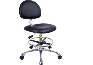 Why do anti-static lift chairs use gas rods instead of springs?